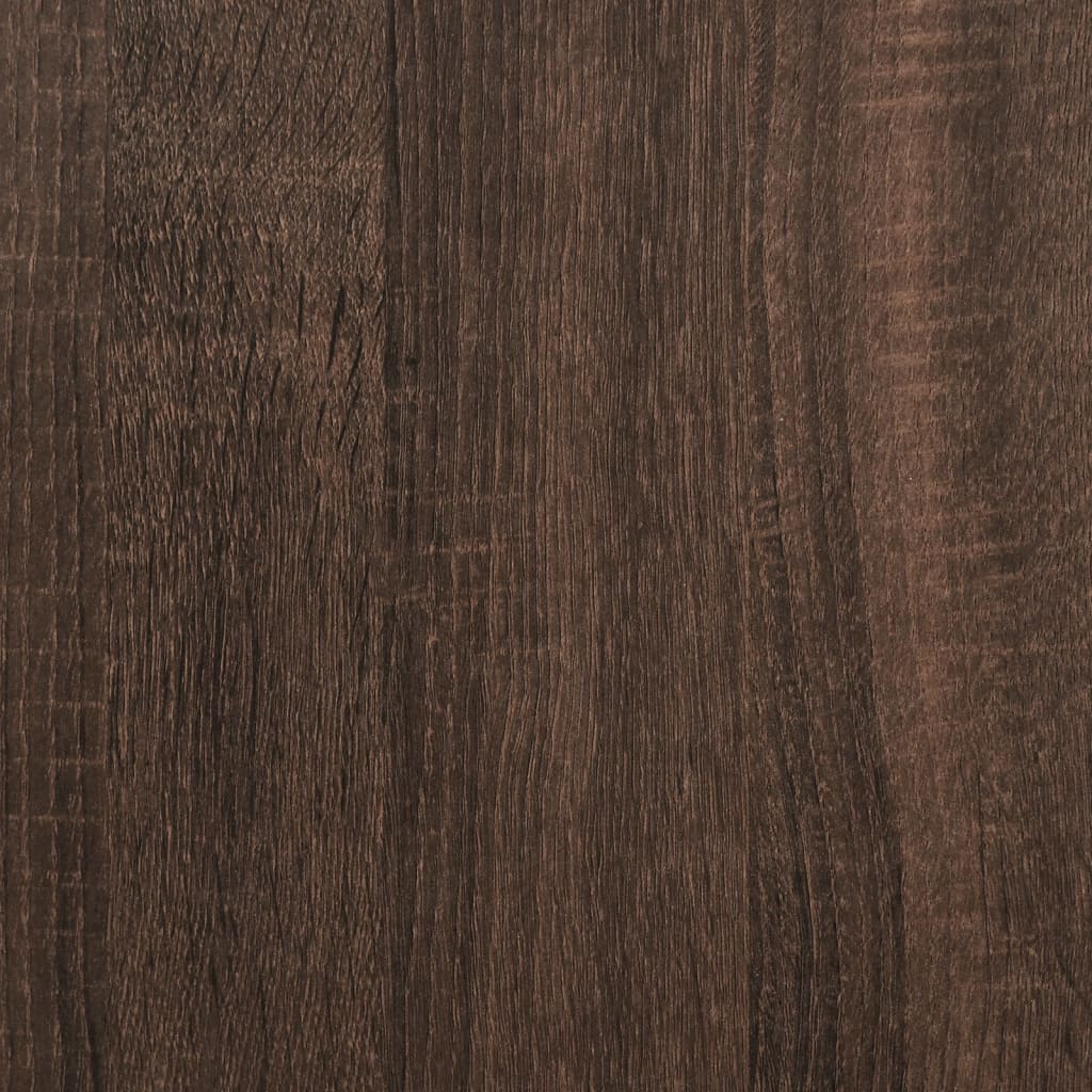 vidaXL Stolić za kavu smeđa boja hrasta 70x50x40 cm od drva i metala