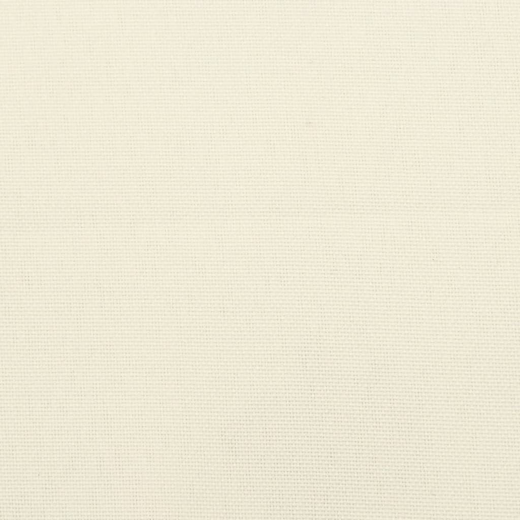 vidaXL Jastuk za vrtnu klupu krem bijeli 120x50x7 cm od tkanine Oxford