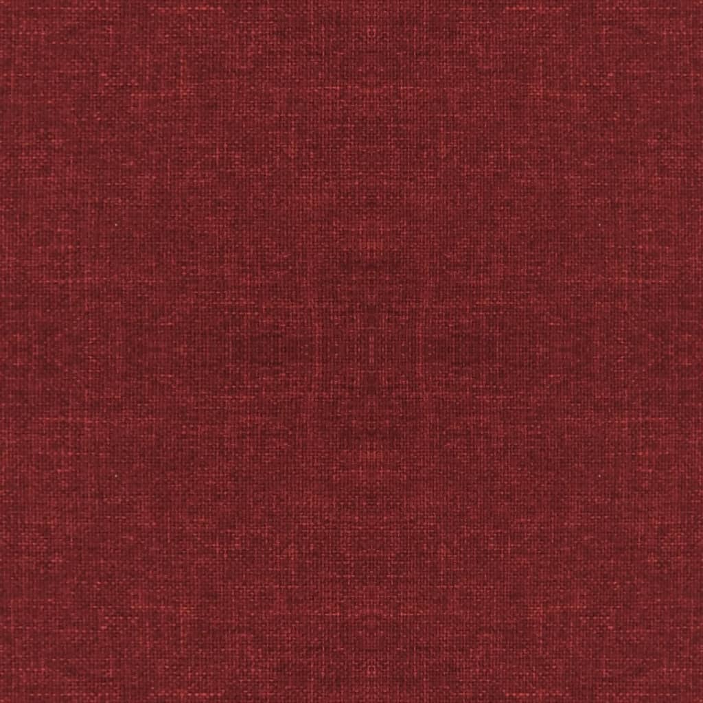 vidaXL Okretne blagovaonske stolice od tkanine 6 kom crvena boja vina