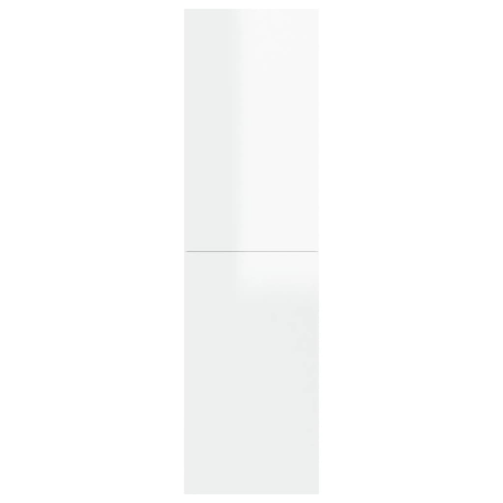vidaXL TV ormarić sjajni bijeli 30,5 x 30 x 110 cm konstruirano drvo