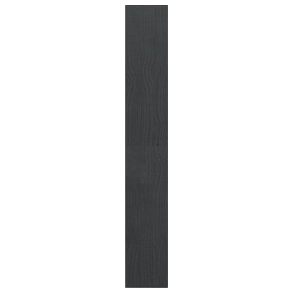 vidaXL Ormarić za knjige / sobna pregrada sivi 100x30x200 cm borovina