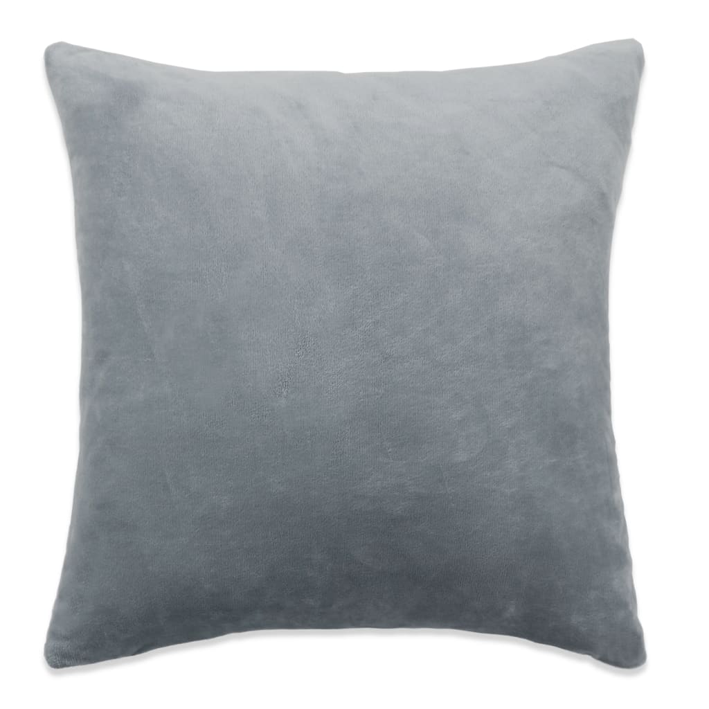 vidaXL Set jastuka od tkanine 2 kom 60 x 60 cm sivi