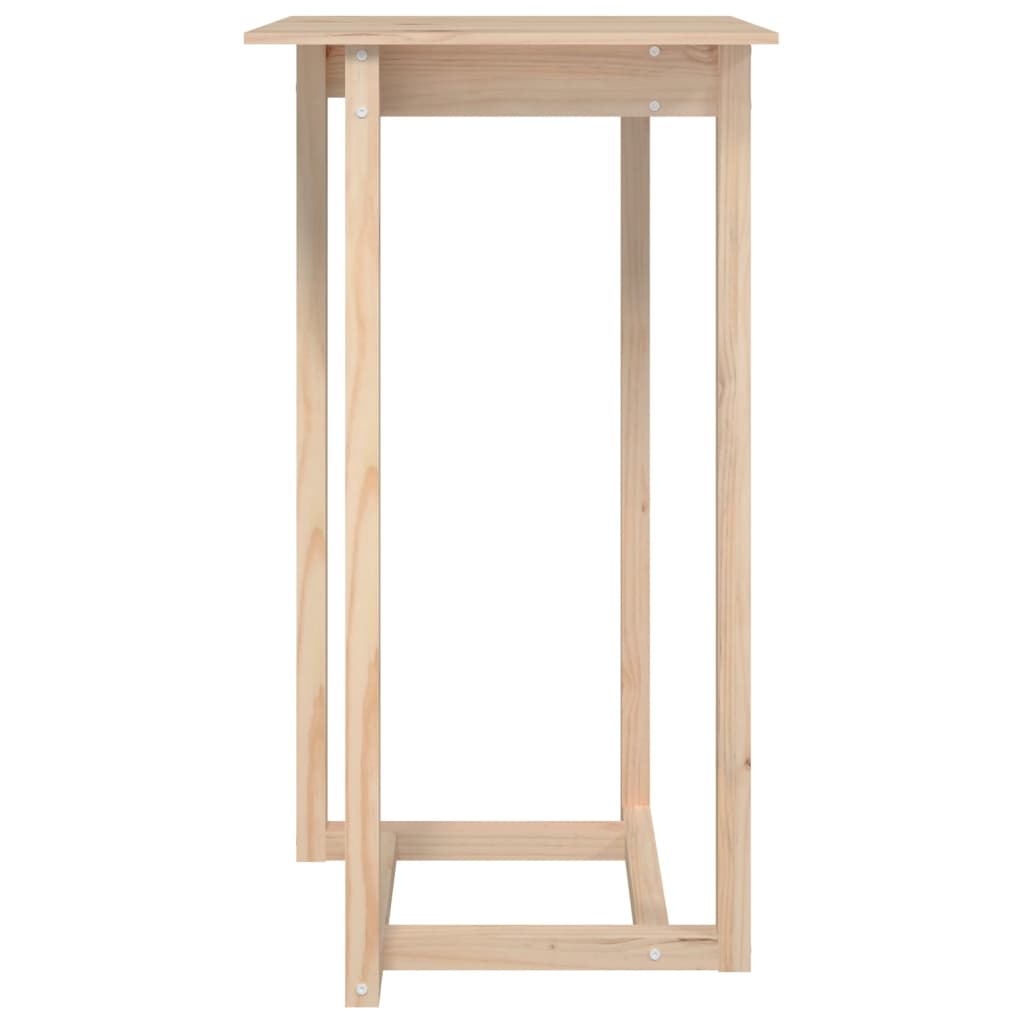vidaXL Barski stol 60 x 60 x 110 cm od masivne borovine
