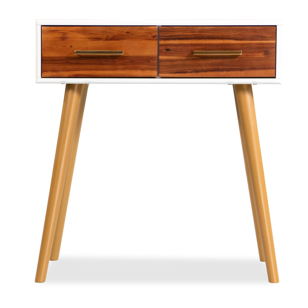 vidaXL Konzolni stol od masivnog bagremovog drva 70 x 30 x 75 cm