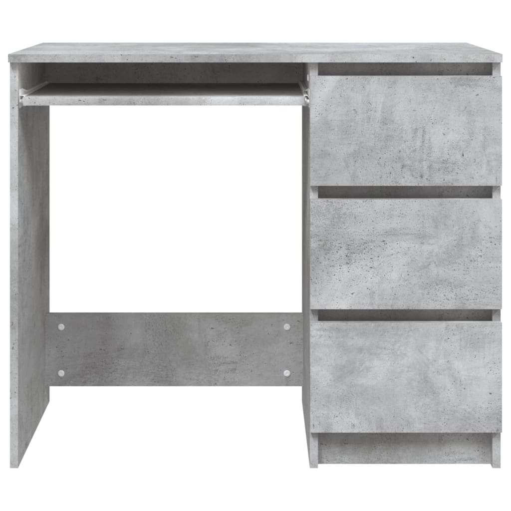 vidaXL Radni stol siva boja betona 90 x 45 x 76 cm od iverice