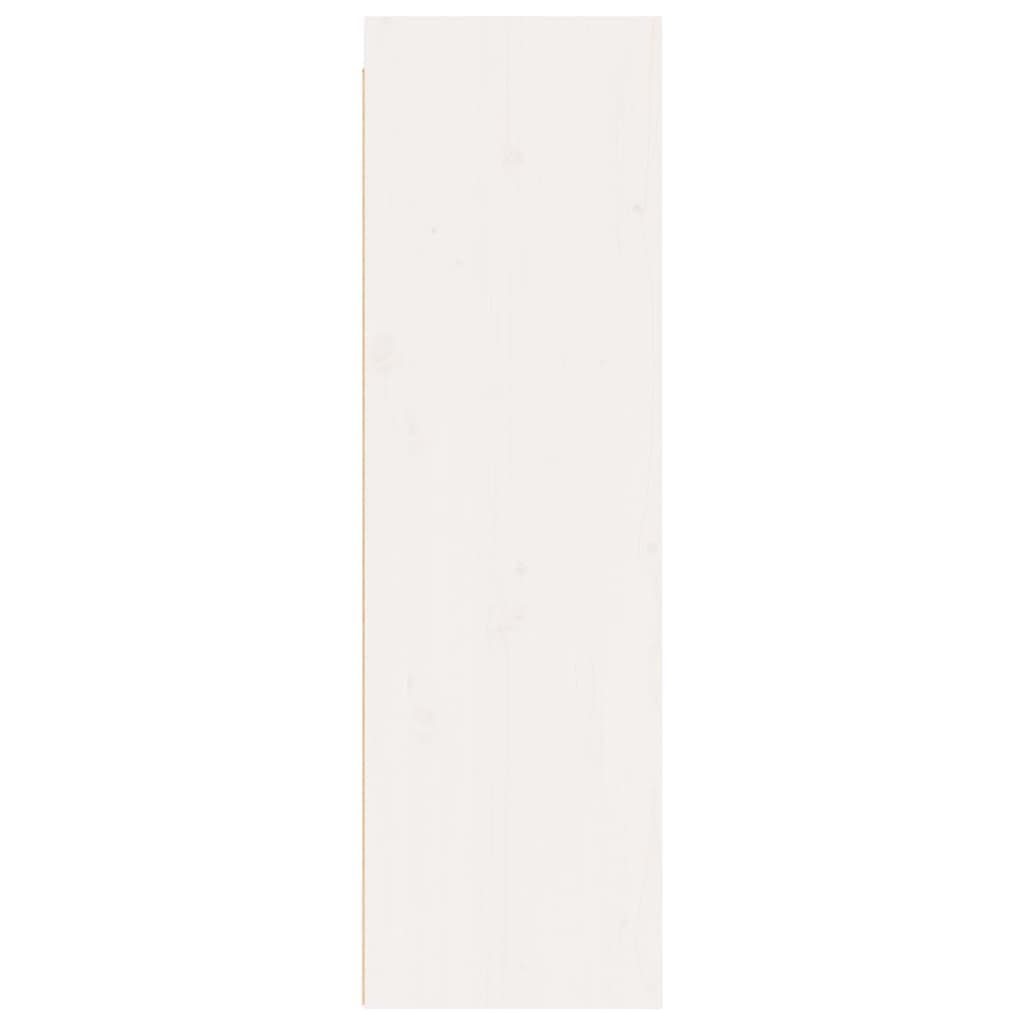 vidaXL Zidni ormarić bijeli 30 x 30 x 100 cm od masivne borovine