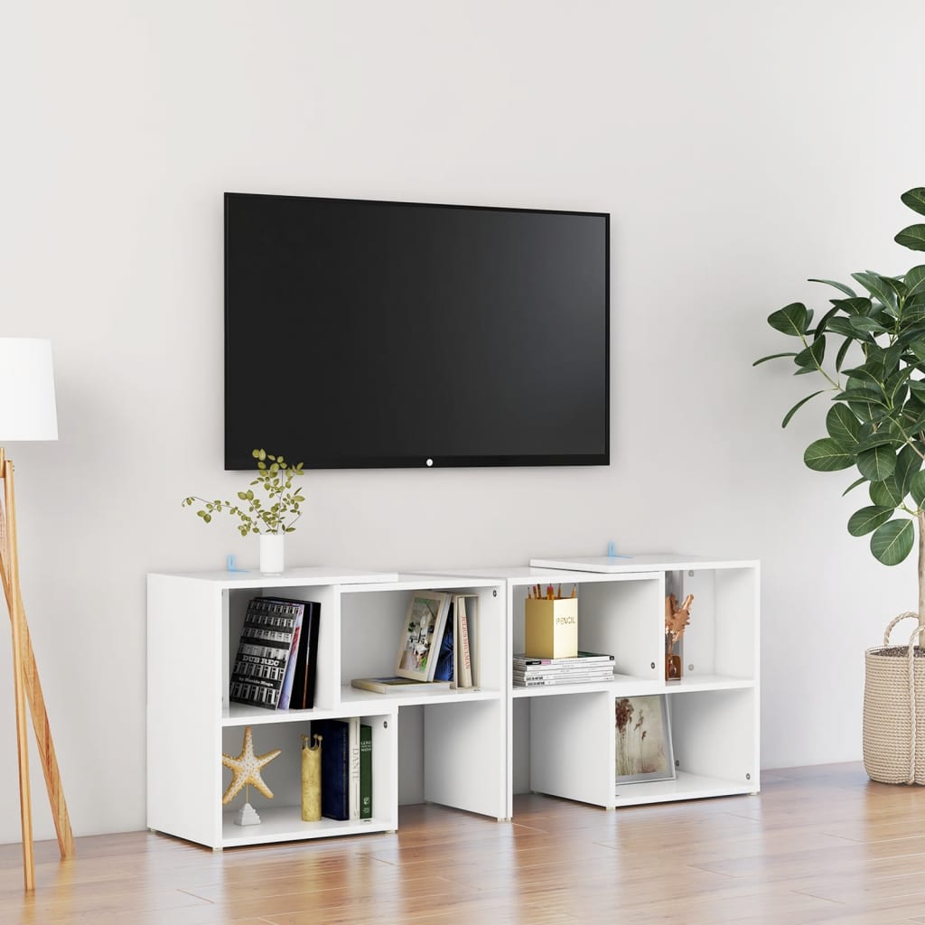 vidaXL TV ormarić bijeli 104 x 30 x 52 cm konstruirano drvo