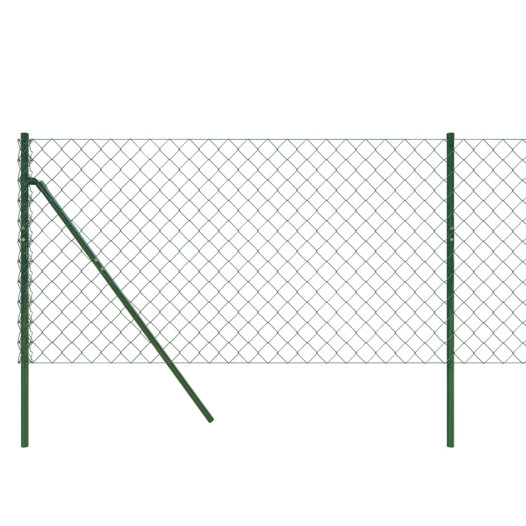 vidaXL Žičana ograda zelena 1,1 x 25 m