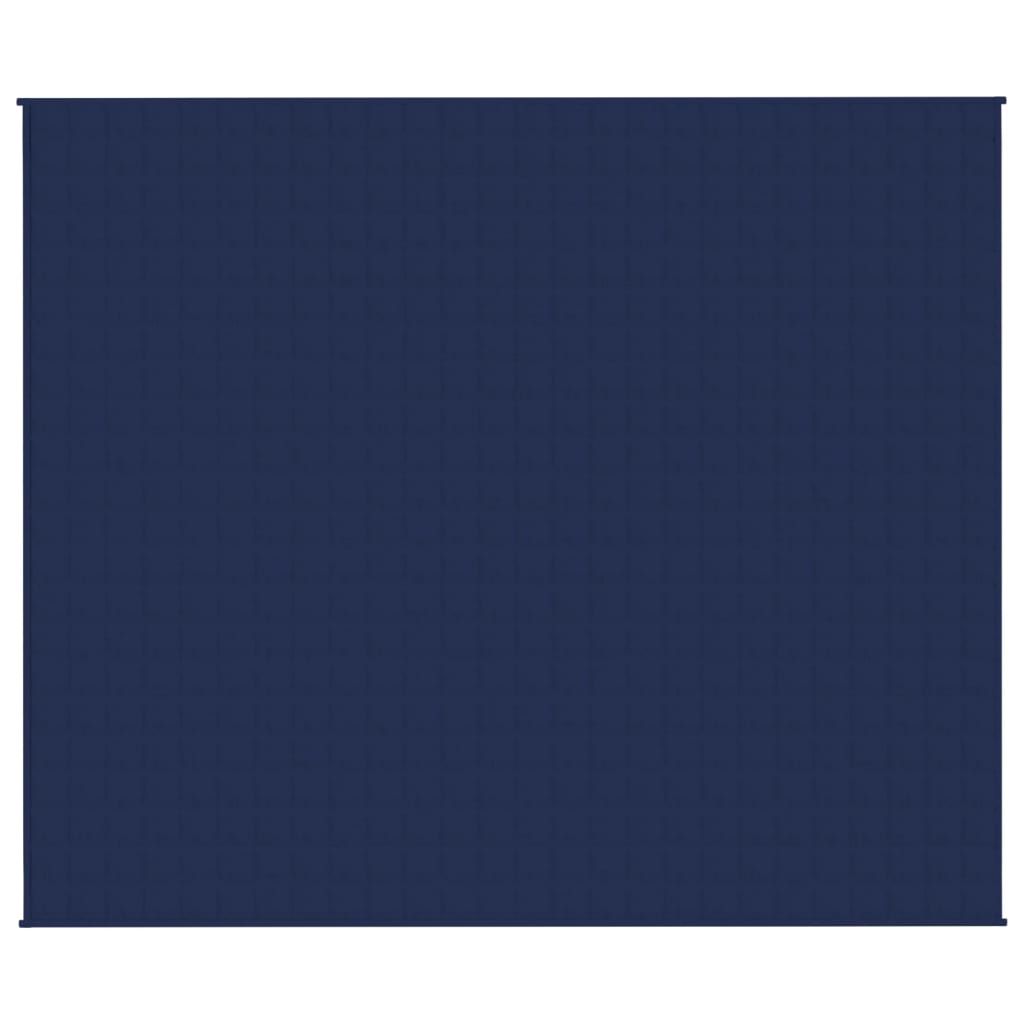 vidaXL Teška deka plava 220x260 cm 15 kg od tkanine