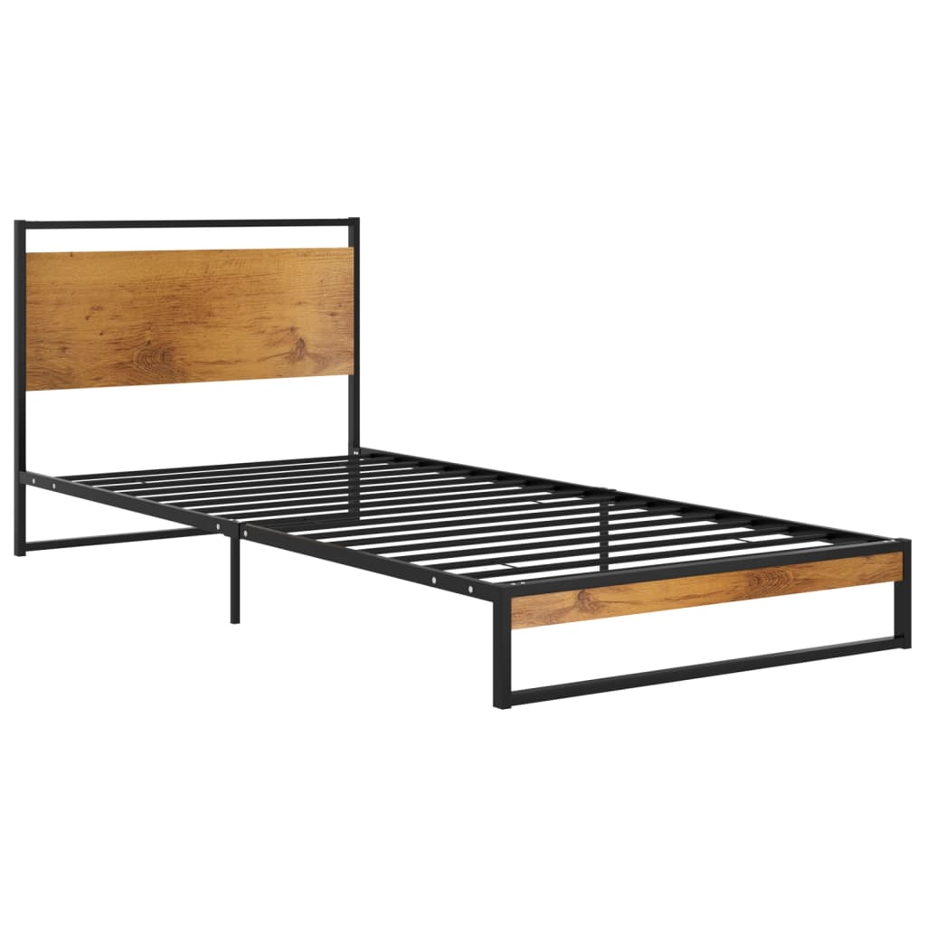 vidaXL Okvir za krevet metalni 90 x 200 cm