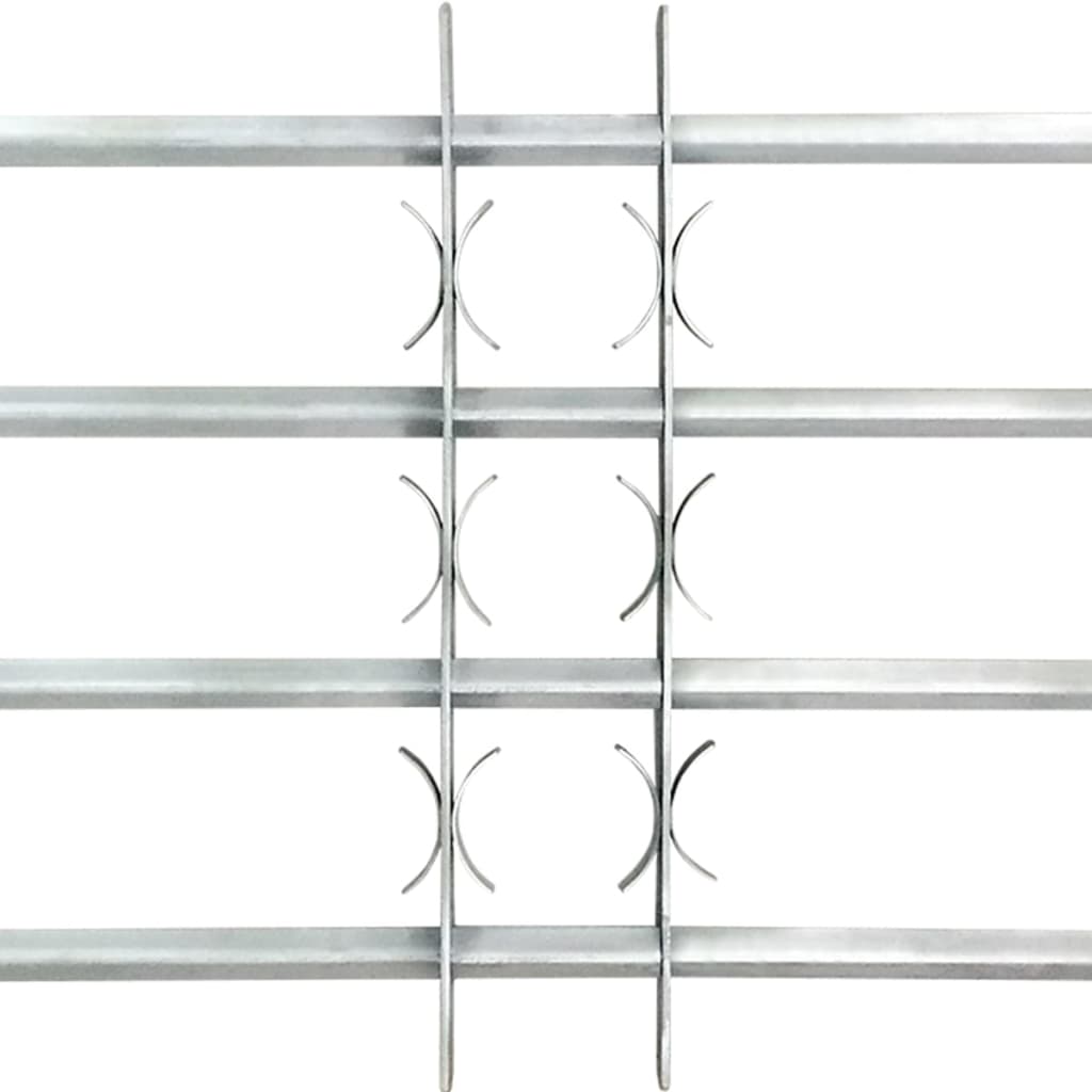 Podesiva sigurnosna rešetka za prozore s 4 prečke 700 - 1050 mm