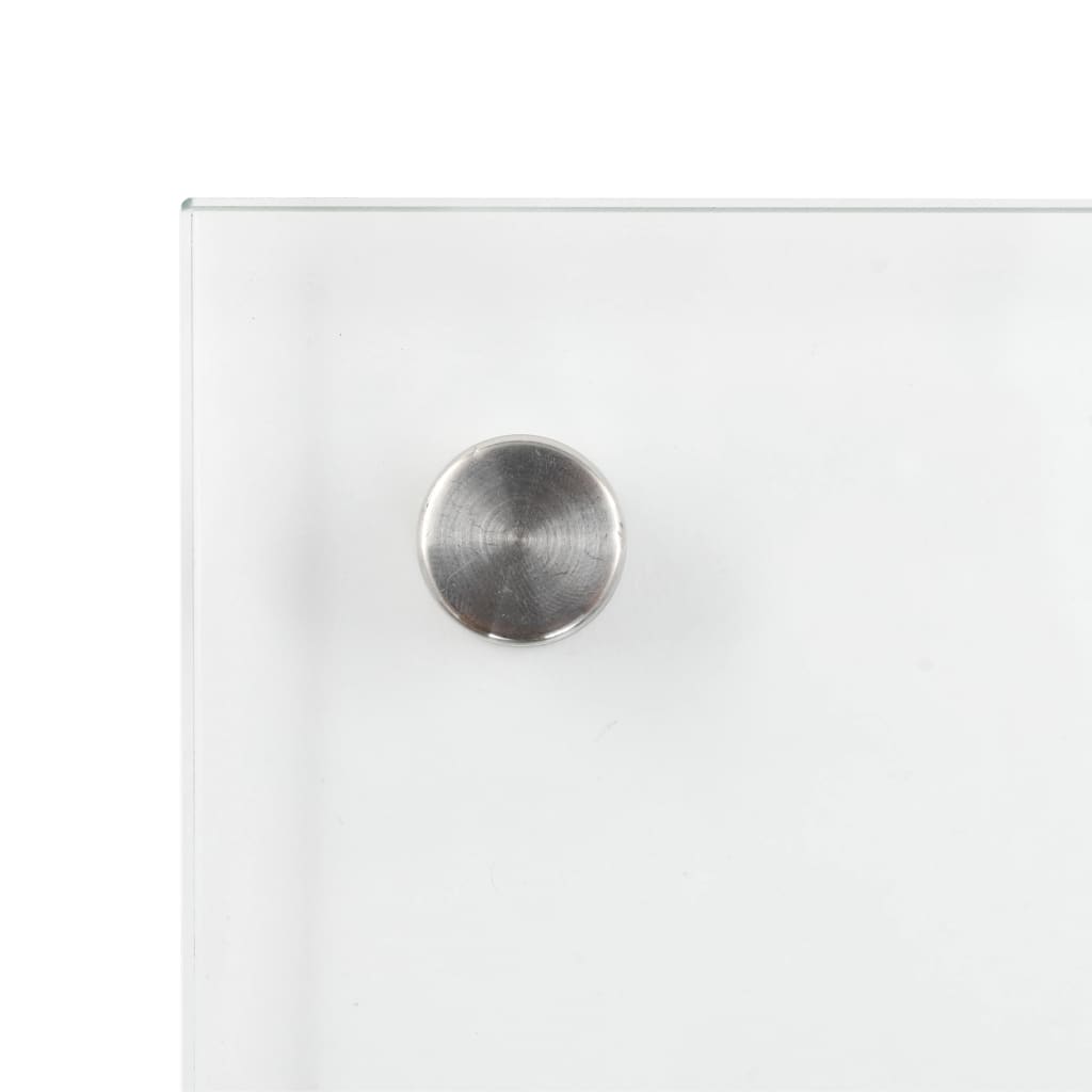 vidaXL Kuhinjska zaštita od prskanja prozirna 100x40 cm kaljeno staklo