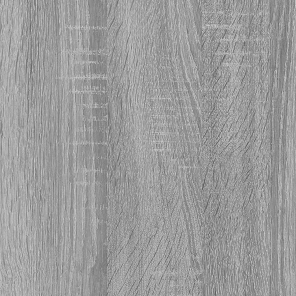 vidaXl 3-dijelna komoda boja sivog hrasta sonome od konstruiranog drva