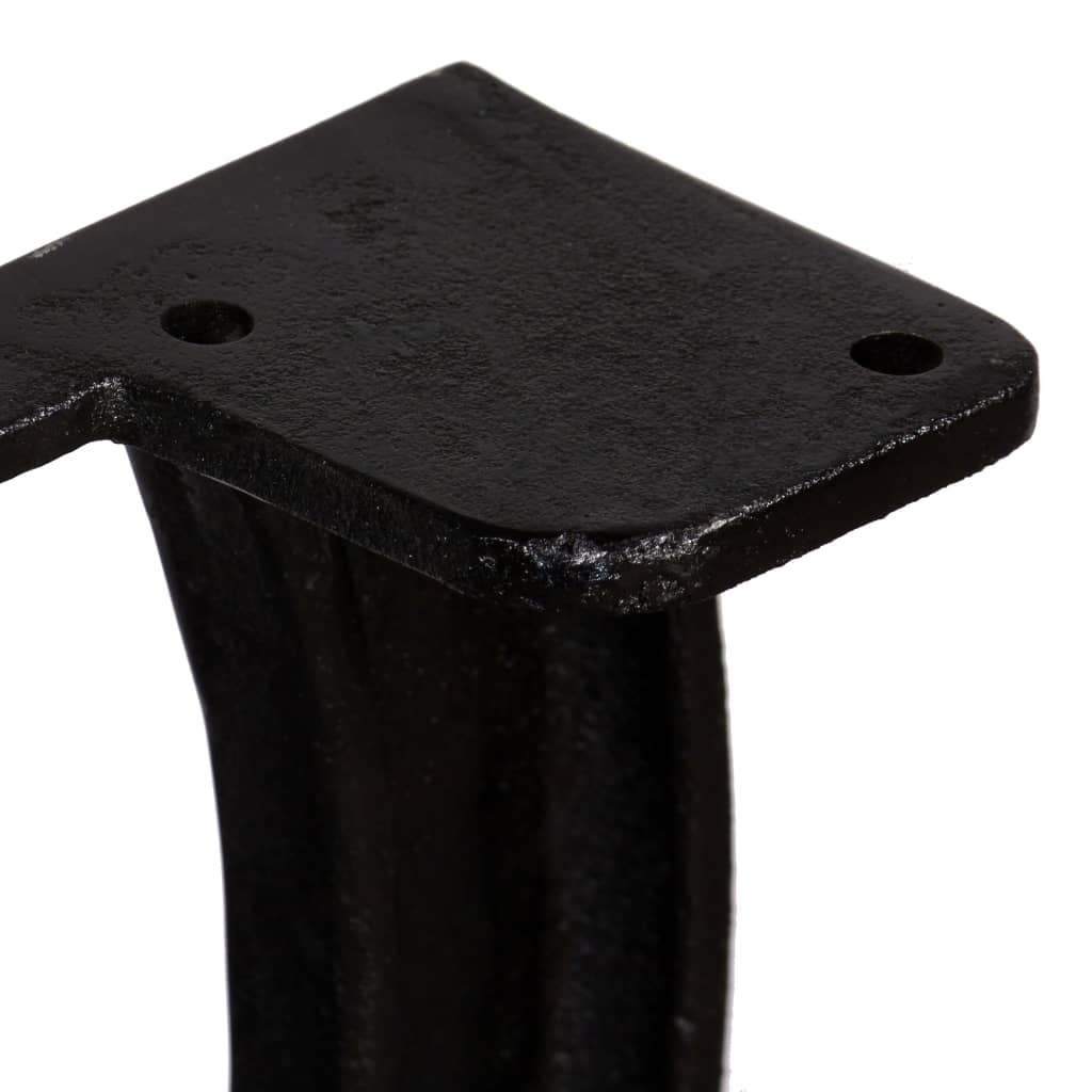 vidaXL Noge za blagovaonski stol 2 kom u obliku X od lijevanog željeza