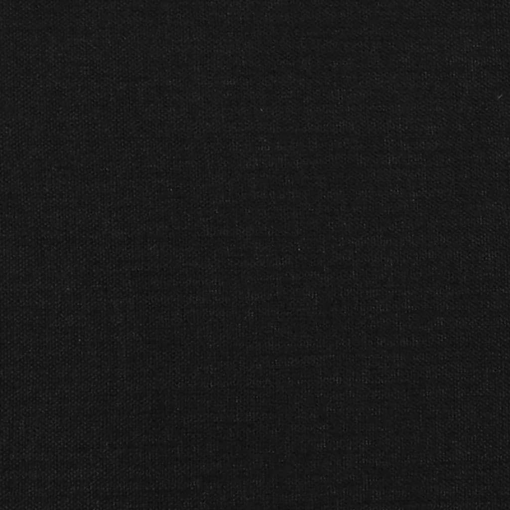 vidaXL Okvir za krevet crni 160x200 cm od tkanine