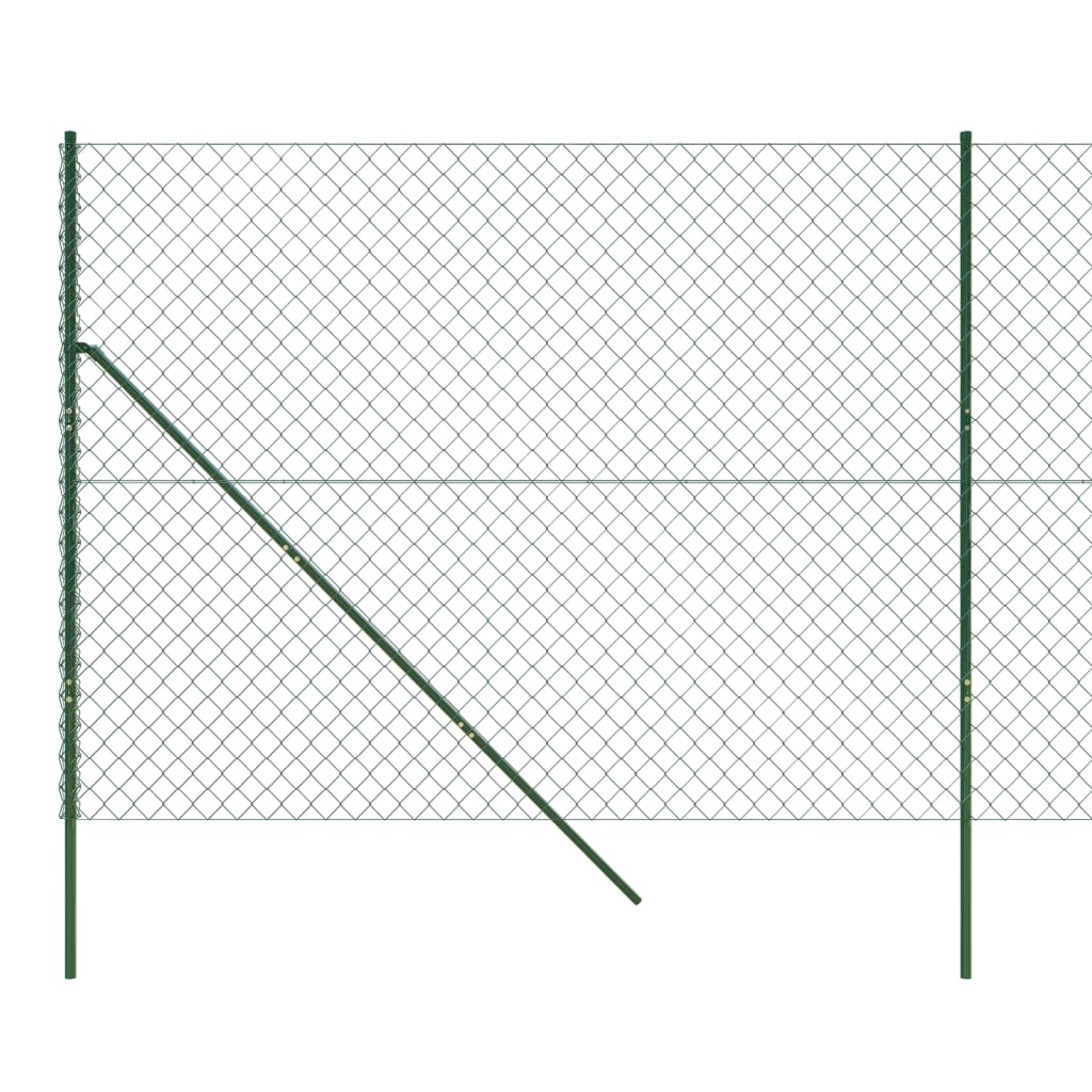 vidaXL Žičana ograda zelena 1,6 x 25 m