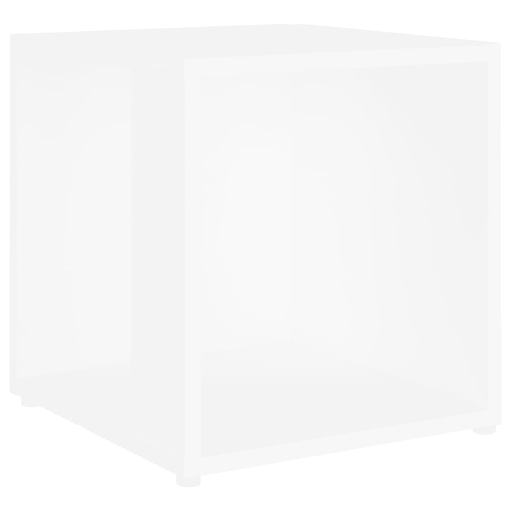 vidaXL Bočni stolić bijeli 33 x 33 x 34,5 cm od iverice