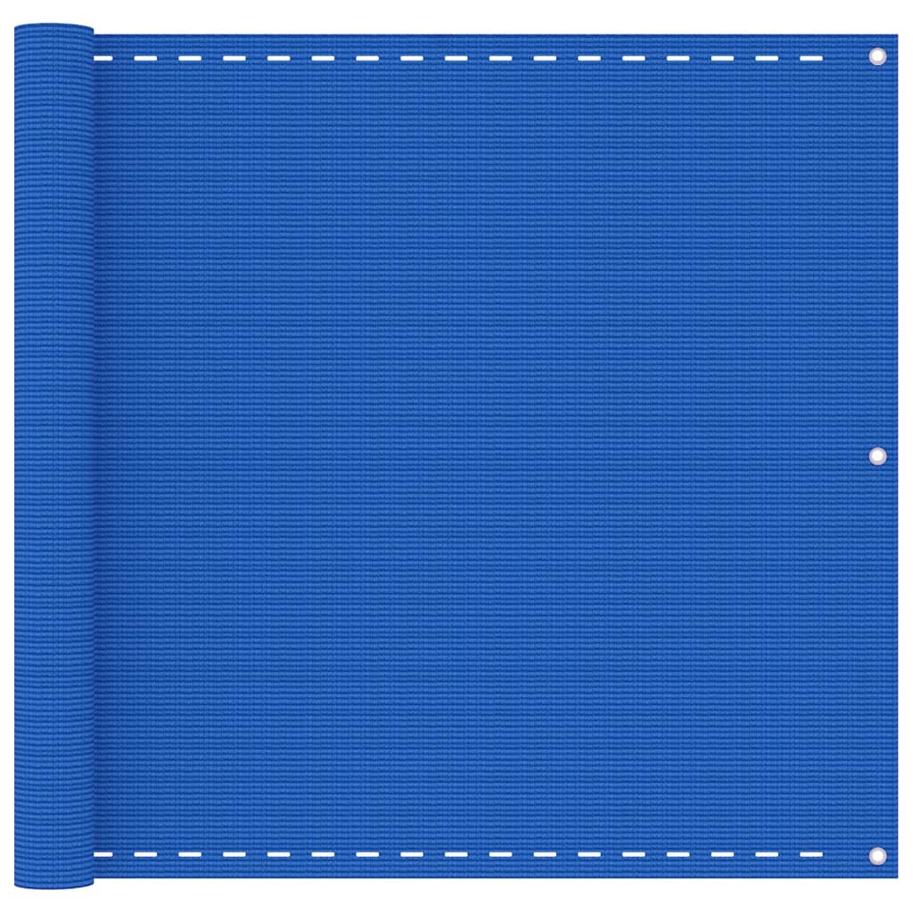 vidaXL Balkonski zastor plavi 90 x 400 cm HDPE
