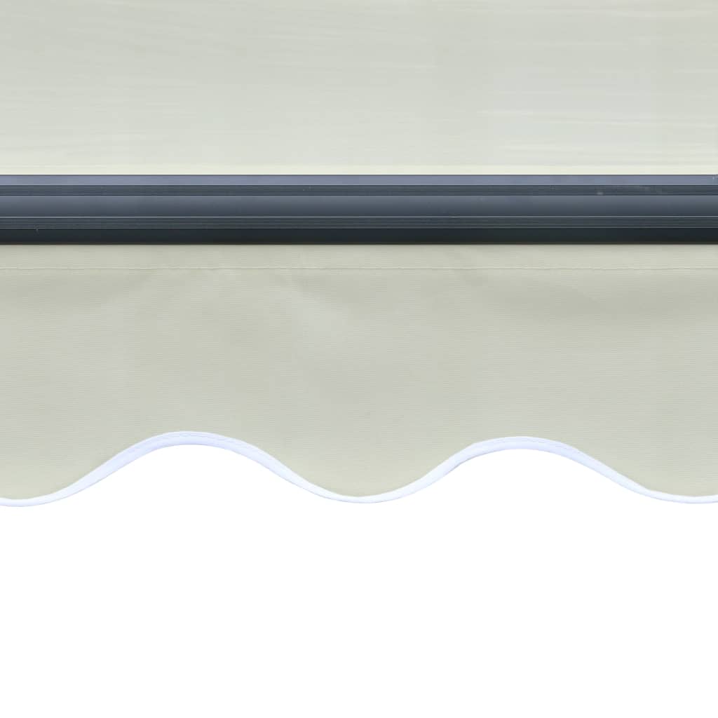 vidaXL Tenda na uvlačenje sa senzorom za vjetar LED 300 x 250 cm krem