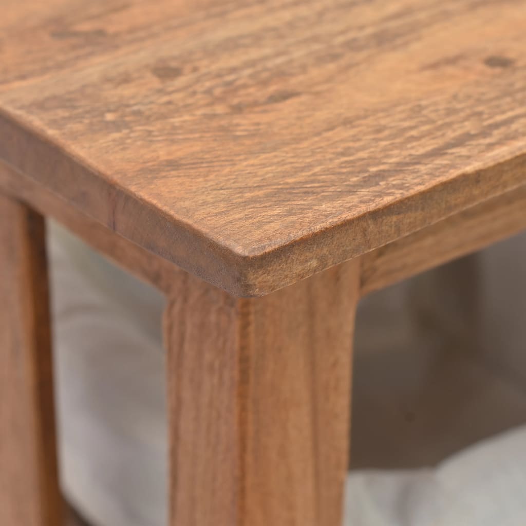 vidaXL Konzolni stol od masivnog obnovljenog drva 69 x 28 x 70 cm