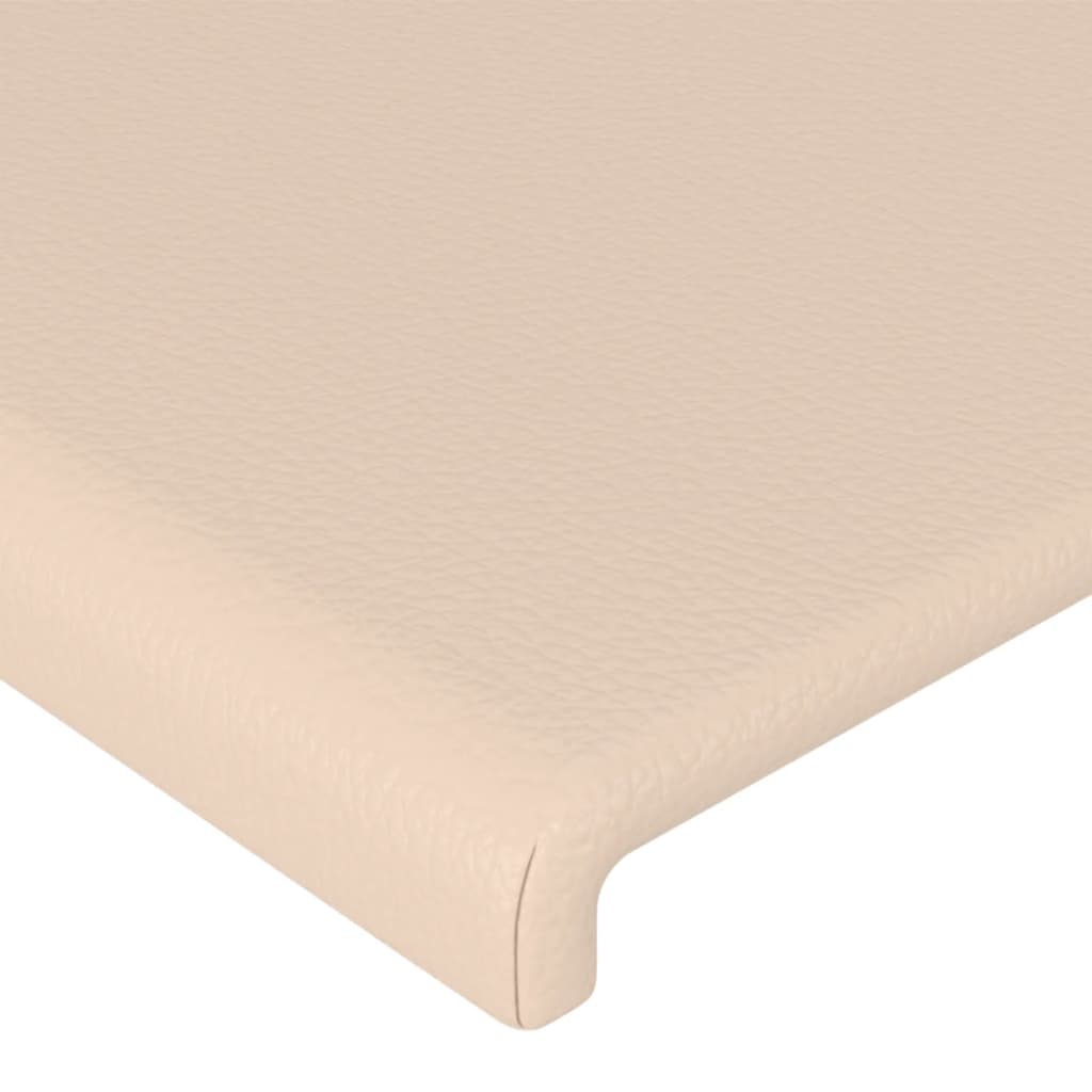 vidaXL Okvir za krevet boja cappuccina 100x200 cm umjetna koža