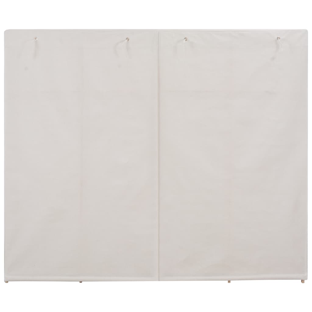 vidaXL Ormar od tkanine bijeli 200 x 40 x 170 cm
