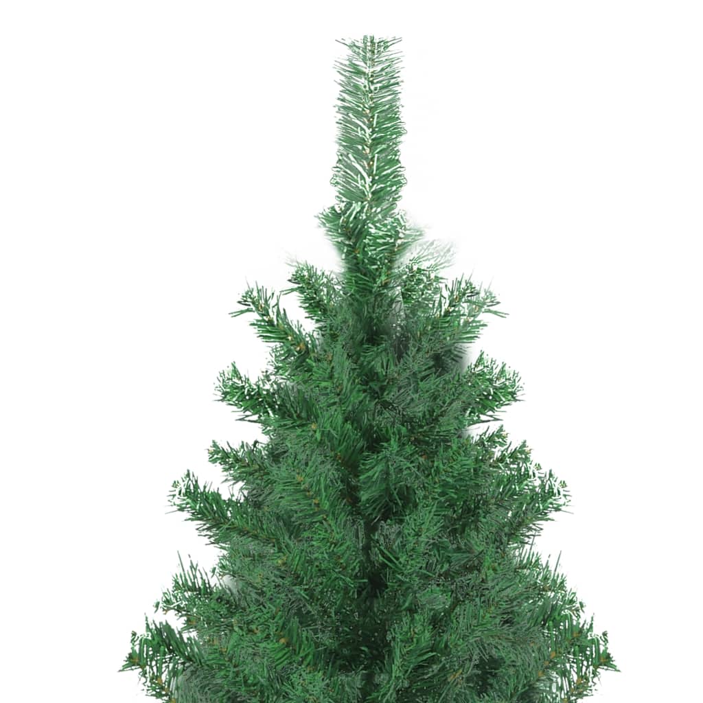 vidaXL Umjetno osvijetljeno božićno drvce i kuglice LED 400 cm zeleno