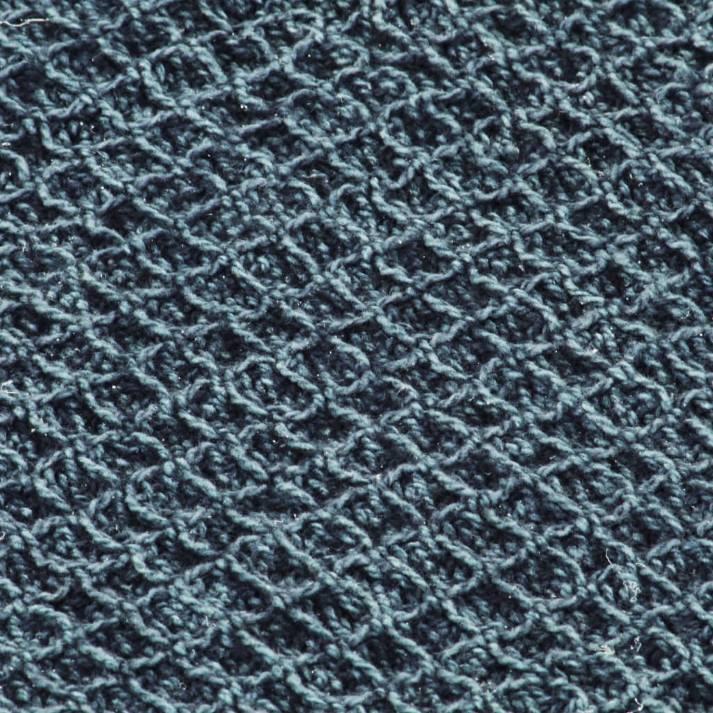 vidaXL Pamučni pokrivač 220 x 250 cm indigo plavi