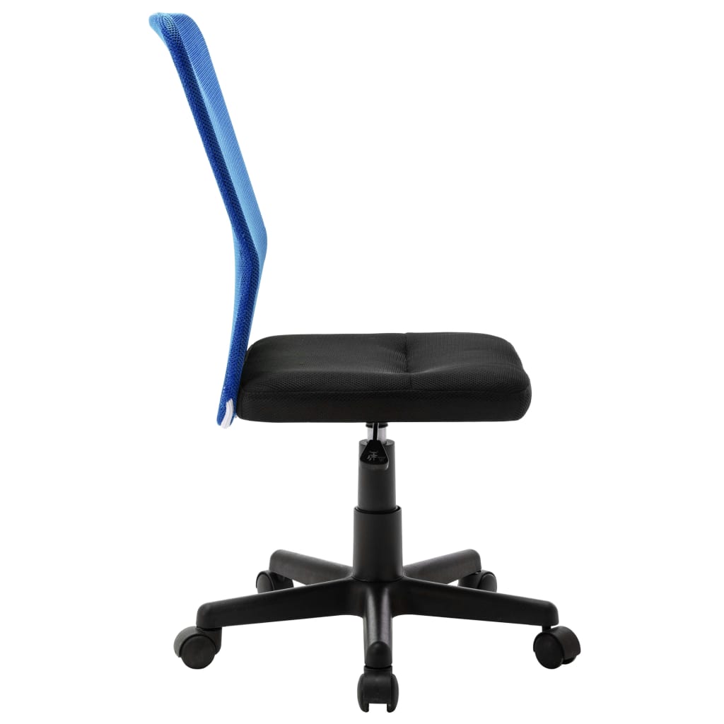 vidaXL Uredska stolica crno-plava 44 x 52 x 100 cm od mrežaste tkanine