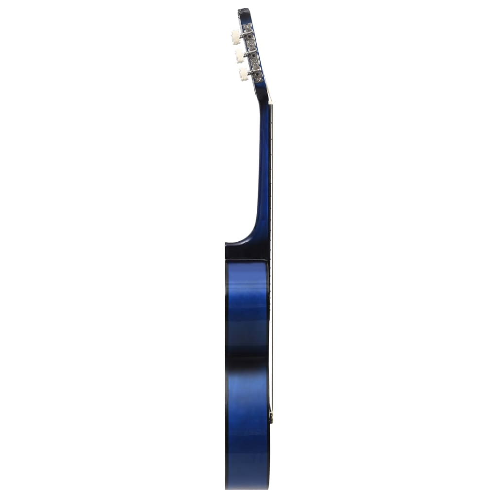 vidaXL 8-dijelni set klasične gitare za početnike plavi 1/2 34"