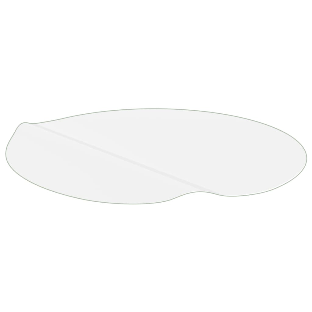 vidaXL Zaštita za stol mat Ø 70 cm 2 mm PVC