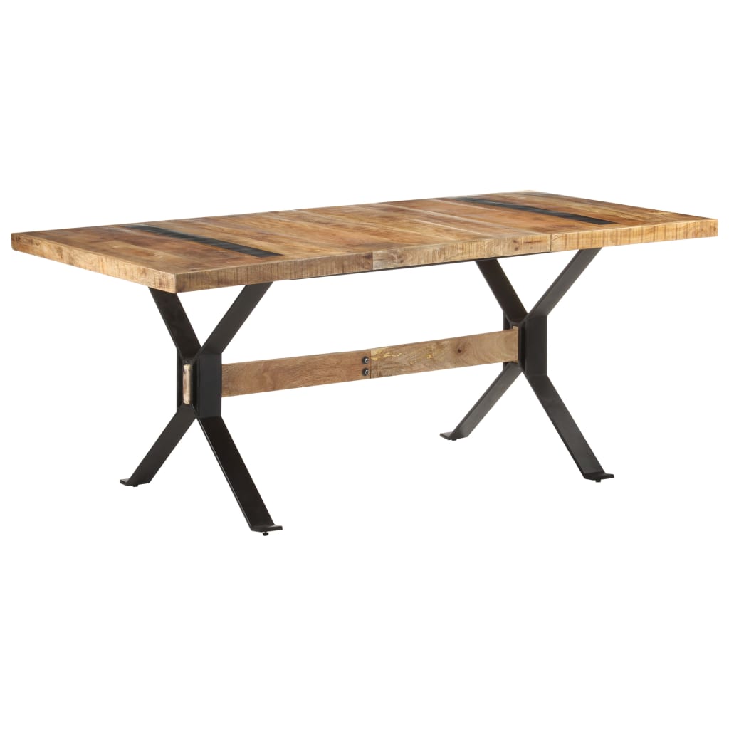 vidaXL Blagovaonski stol 180 x 90 x 76 cm od grubog drva manga