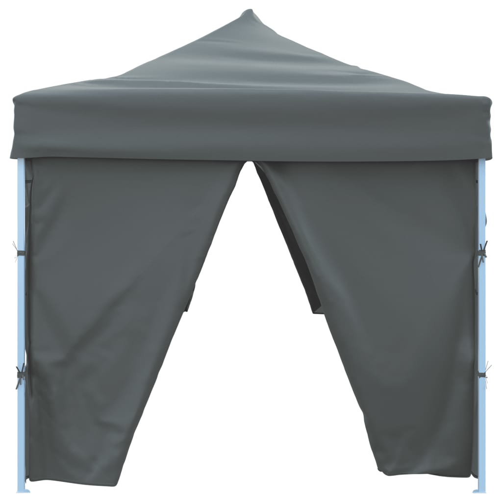 vidaXL Sklopivi šator za zabave s 8 bočnih zidova 3 x 9 m antracit