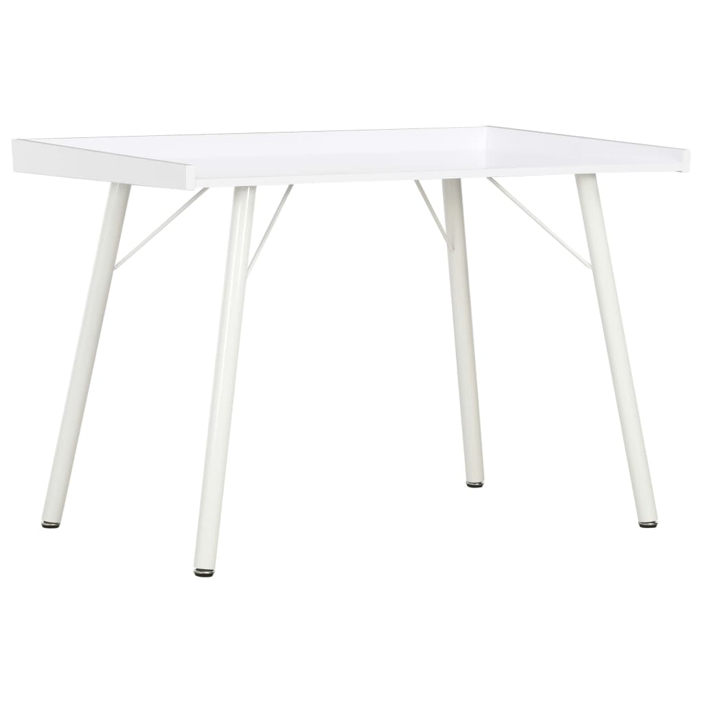 vidaXL Radni stol bijeli 90 x 50 x 79 cm