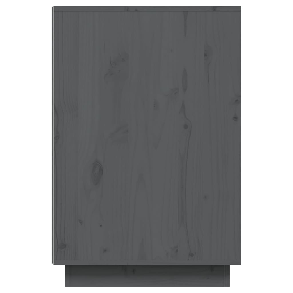 vidaXL Radni stol sivi 140 x 50 x 75 cm od masivne borovine