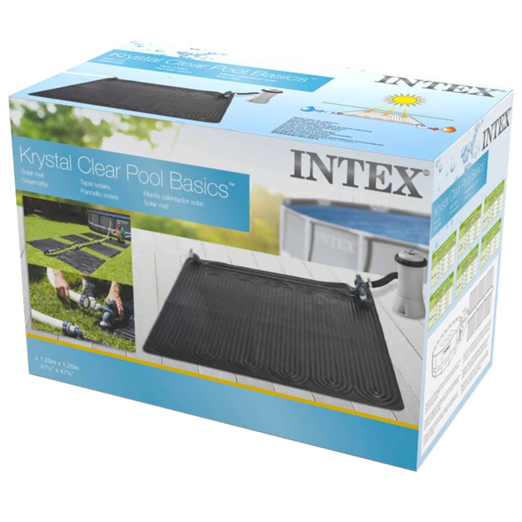 Intex solarna grijaća prostirka PVC 1,2 x 1,2 m crna 28685