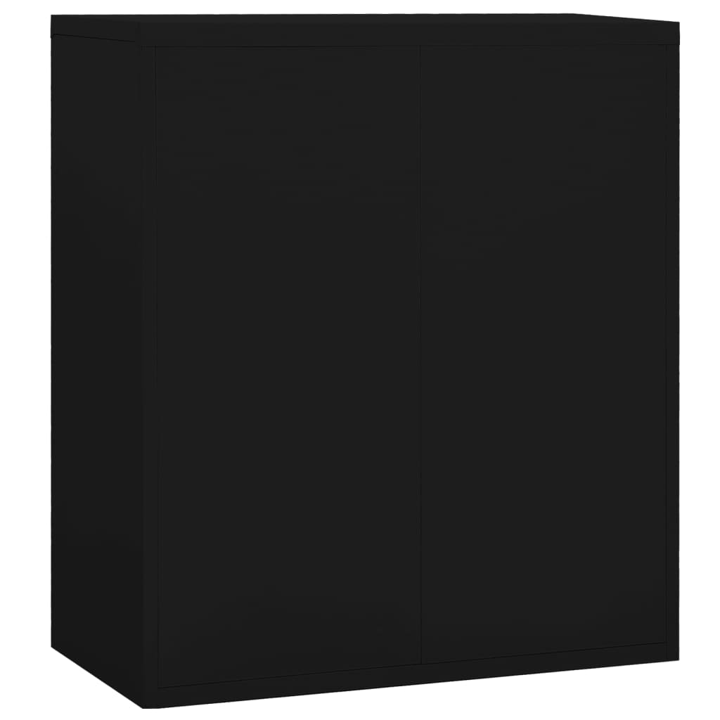 vidaXL Ormarić za spise crni 90 x 46 x 103 cm čelični