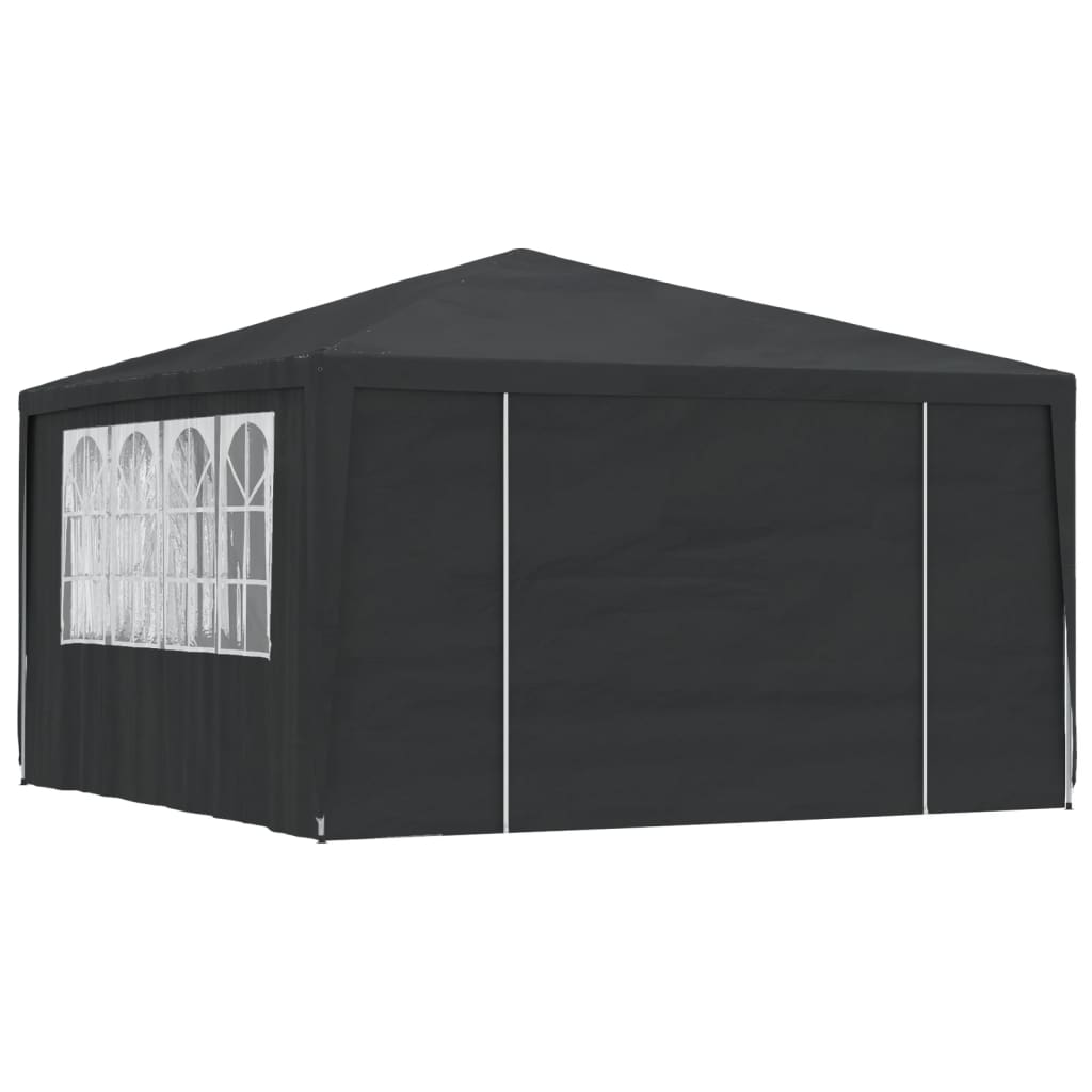 vidaXL Profesionalni šator za zabave 4 x 4 m zeleni 90 g/m²