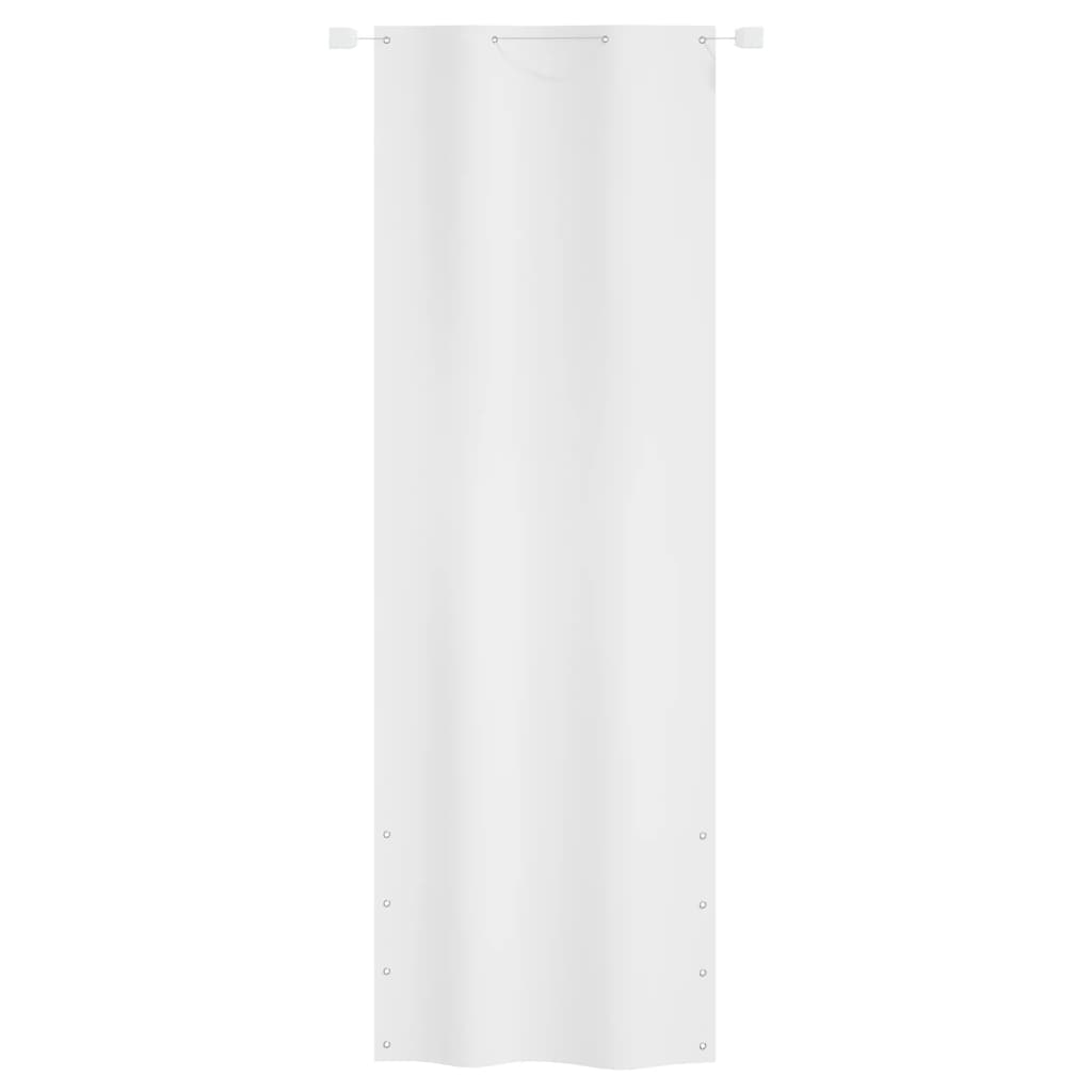 vidaXL Balkonski zastor bijeli 80 x 240 cm od tkanine Oxford
