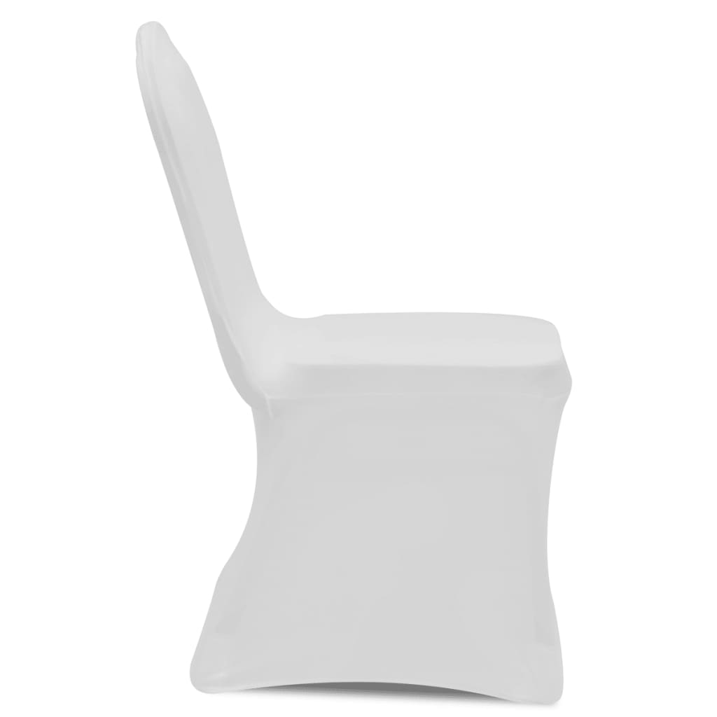 vidaXL Navlake za stolice rastezljive bijele 12 kom