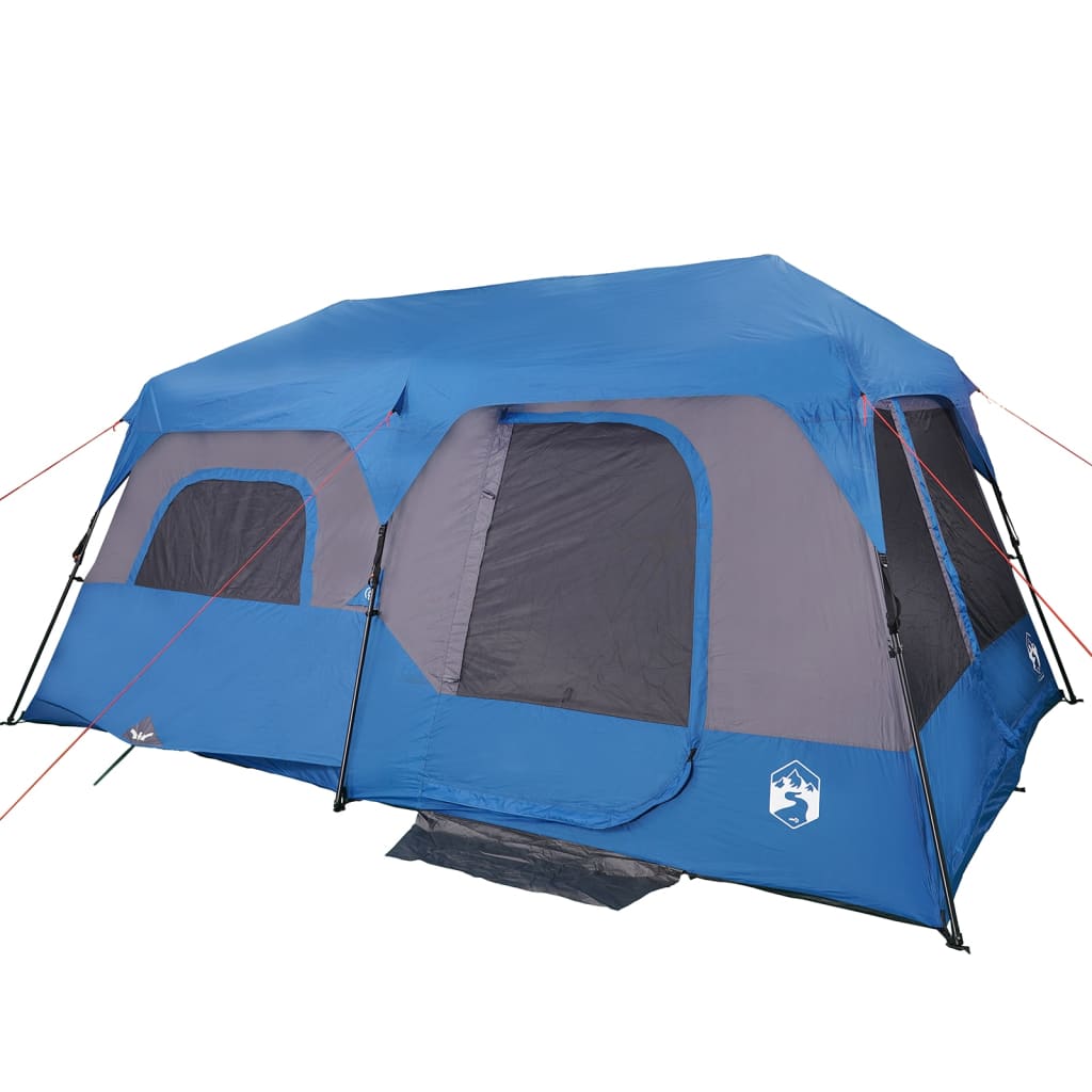 vidaXL Šator za kampiranje za 9 osoba plavi vodootporni