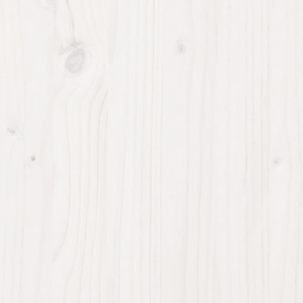 vidaXL Stol za sadnju s policom bijeli 108 x 50 x 75 cm od borovine