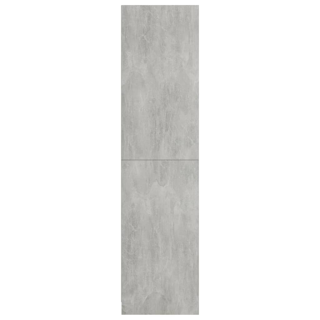 vidaXL Ormar siva boja betona 100 x 50 x 200 cm od iverice