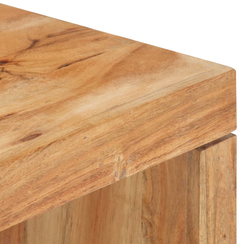vidaXL 2-dijelni set stolića za kavu od masivnog bagremovog drva