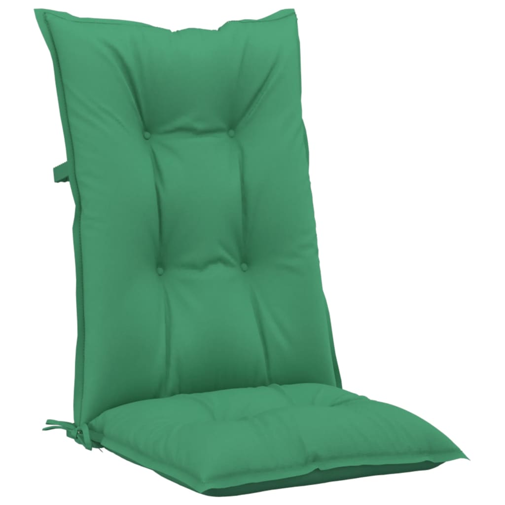vidaXL Jastuci za vrtne stolice 4 kom zeleni 120x50x7 cm od tkanine