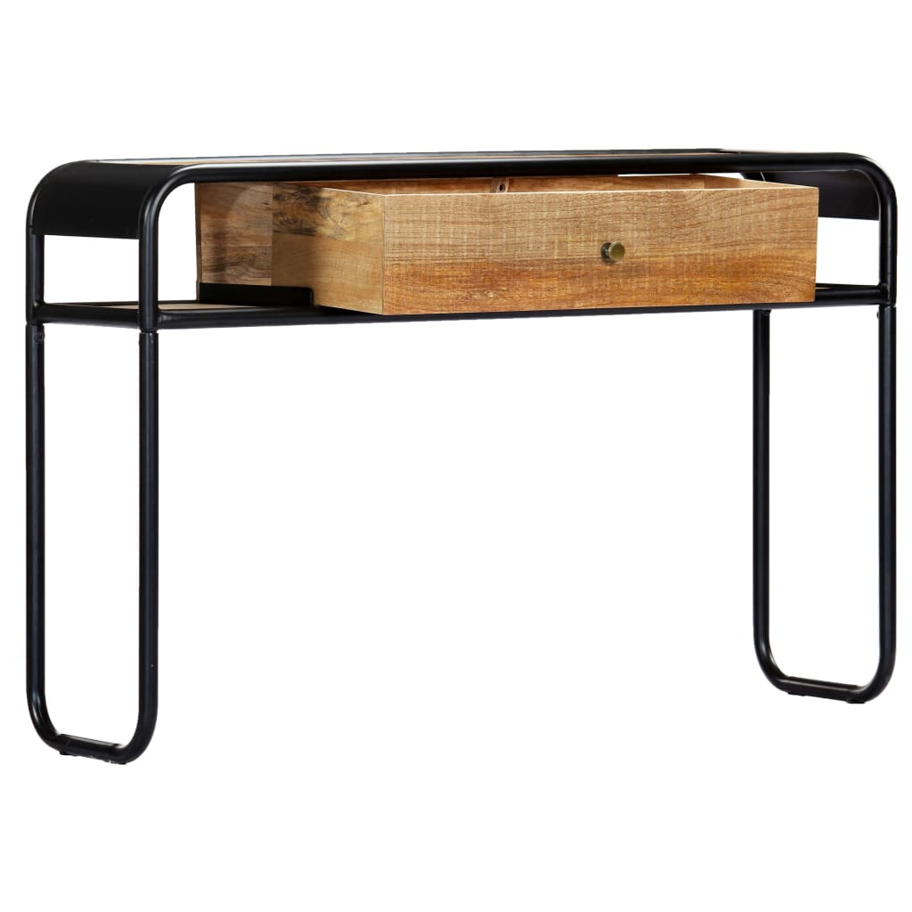 vidaXL Konzolni stol od masivnog drva manga 118 x 30 x 75 cm