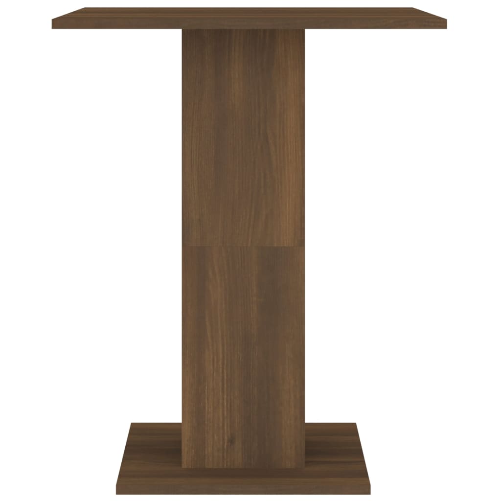 vidaXL Bistro stol boja smeđeg hrasta 60x60x75 cm konstruirano drvo