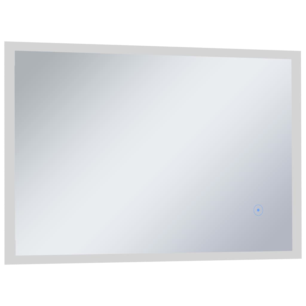 vidaXL Kupaonsko LED zidno ogledalo sa senzorom na dodir 100 x 60 cm