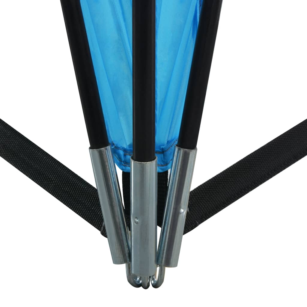 vidaXL Lučni šator za zabave 450 x 450 x 265 cm svjetloplavi