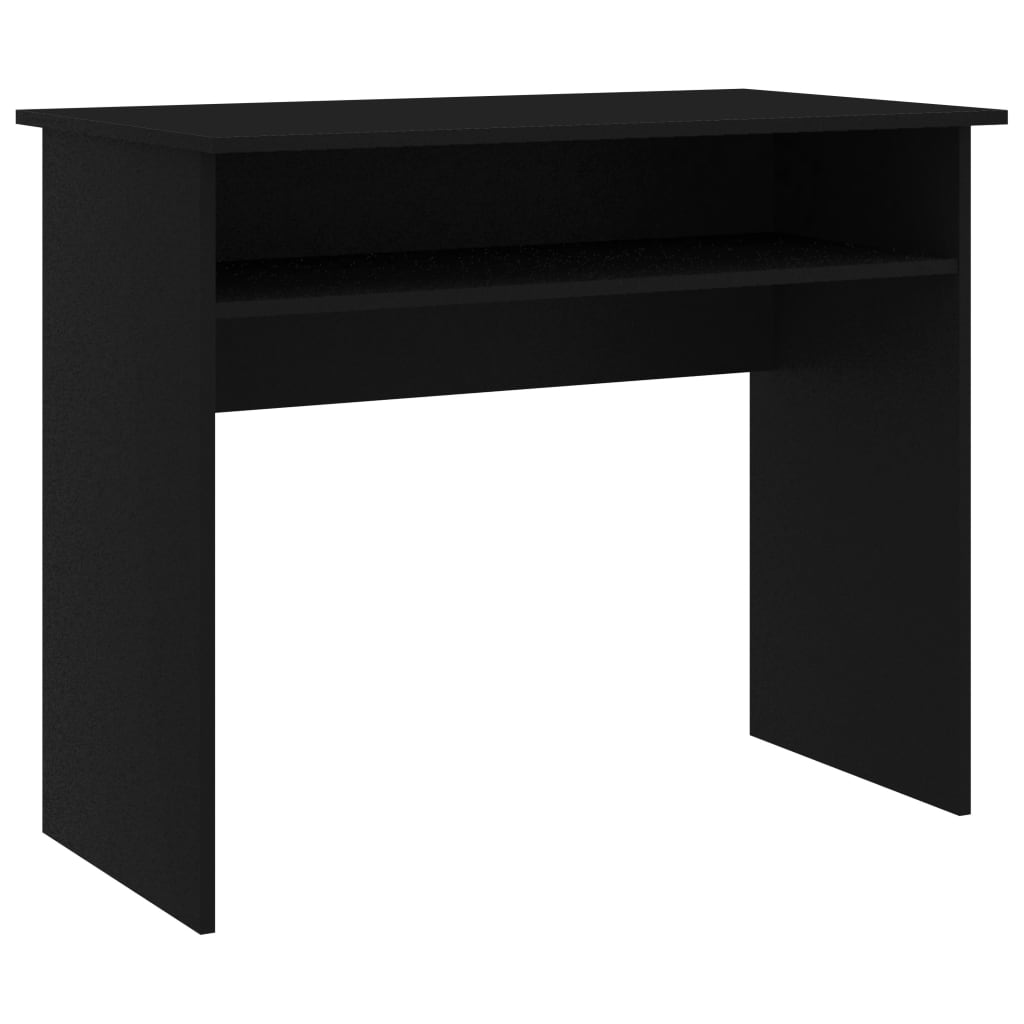 vidaXL Radni stol crni 90 x 50 x 74 cm od iverice